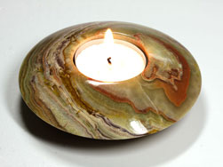 Windlicht aus Onyx