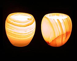 Windlicht aus Onyx