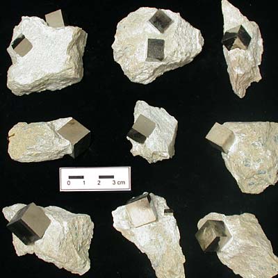 Pyrit aus Navajun, Spanien