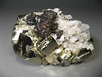 Kombinationen von Quarz mit Pyrit asu S�damerika