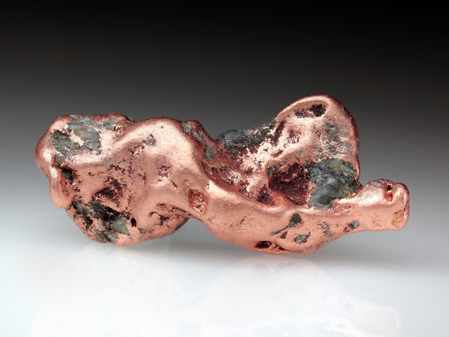 gediegenes Kupfer in Nuggetform